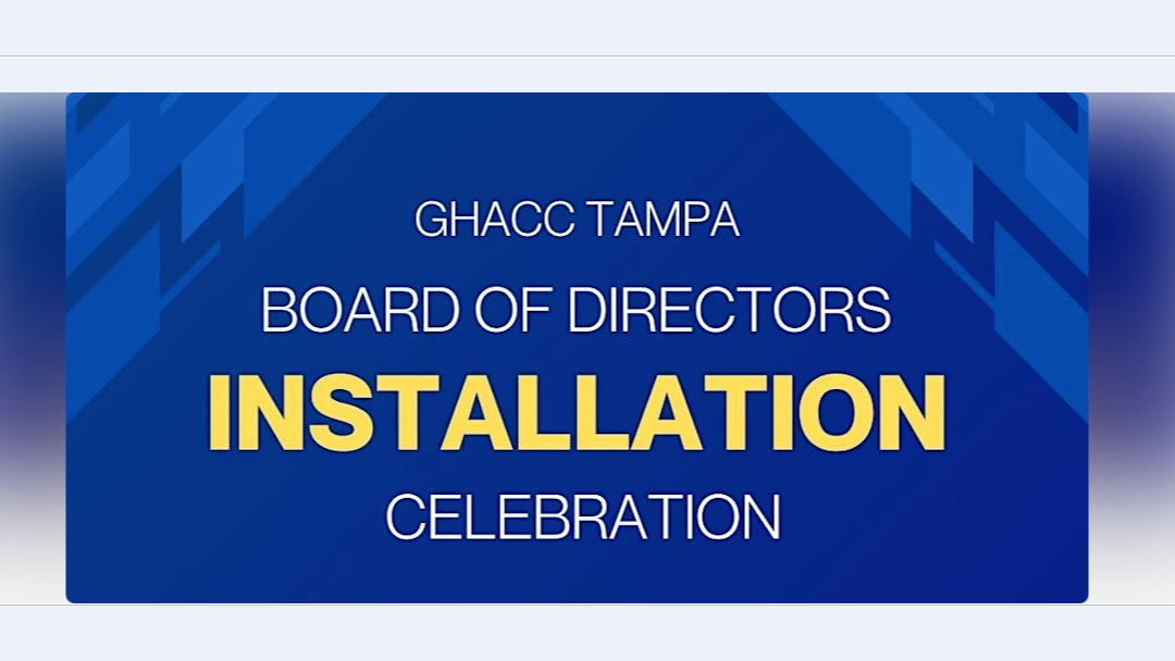 GHACC Tampa Induction Ceremony Header